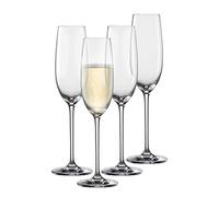 Schott Zwiesel Vinos Champagne Glasses (Set of 4), Graceful Champagne Glasses with Moussing Point, Dishwasher Safe Tritan Crystal Glasses, Made in Germany (Item No. 130010)