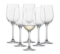 Schott Zwiesel Classico White Wine Glass (Set of 6), Classic Wine Glasses for White Wine, Dishwasher Safe Tritan Crystal Glasses, Made in Germany (Item No. 123656)