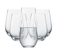 Schott Zwiesel Crystal Glass Tritan Crystal Glass Forte Collection Universal/Cocktail Tumbler, Stemless Wine Glass, 19.1-Ounce, Set of 6