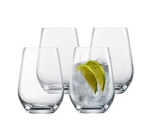 Schott Zwiesel Gin Tonic Glasses Bar Special (Set of 4), Bulbous Long Drink Glasses for Gin and Tonic, Dishwasher-Safe Tritan Crystal Glasses, Made in Germany (Art. no. 130003)