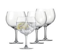Schott Zwiesel Gin Tonic Bar Special Glass (Set of 4), Bulbous Long Drink Glasses for Gin Tonic, Dishwasher Safe Tritan Crystal Glasses, Made in Germany (Item No. 130002)