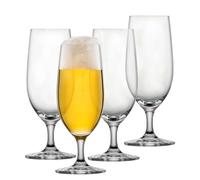 Schott Zwiesel Beer Tulip Beer Basic 0.3 L (Set of 4), Classic Beer Glasses for Pils, Dishwasher Safe Tritan Crystal Glasses, Made in Germany (Item No. 123659)