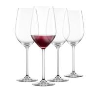 Schott Zwiesel Bordeaux Red Wine Glass Fortissimo (Set of 4), Elegant Bordeaux Glasses for Red Wine, Dishwasher Safe Tritan Crystal Glasses, Made in Germany (Item No. 123682)