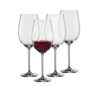 Schott Zwiesel Bordeaux Red Wine Glass Vinos (Set of 4), Graceful Bordeaux Glasses for Red Wine, Dishwasher Safe Tritan Crystal Glasses, Made in Germany (Item No. 130009), Clear