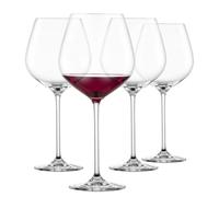 Schott Zwiesel Fortissimo Burgundy Red Wine Glass (Set of 4), Elegant Burgundy Glasses for Red Wine, Dishwasher Safe Tritan Crystal Glasses, Made in Germany (Item No. 123683)