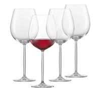 Schott Zwiesel Burgundy red wine glass Muse (set of 4), bulbous burgundy glasses for red wine, dishwasher-safe Tritan crystal glasses, made in Germany (item no. 123666)
