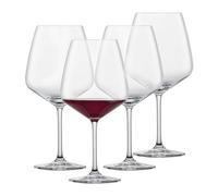 Schott Zwiesel Red Wine Glasses Burgundy Tulip (Set of 4), Bulbous Burgundy Glasses for red Wine, Dishwasher-Safe Tritan Crystal Glasses, Made in Germany (Art. no. 123608)