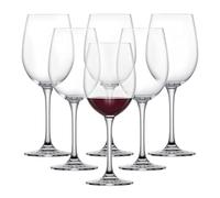 Schott Zwiesel Red Wine Glasses Classico (Set of 6), Classic Crystal Glasses for red Wine or Water, Dishwasher-Safe Tritan Wine Glasses, Made in Germany (Art. no. 123652)