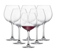 Schott Zwiesel Red Wine Glasses - Large Burgundy Goblet Classico (Set of 6), Classic Burgundy Glasses for red Wine, Dishwasher-Safe Tritan Crystal Glasses, Made in Germany (Art. no. 123655)