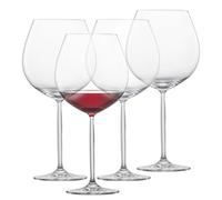 Schott ZWIESEL Red Wine Glasses - Large Burgundy Goblet Muse (Set of 4), Bulbous Burgundy Glasses for red Wine, Dishwasher-Safe Tritan Crystal Glasses, Made in Germany (Art. no. 123670)
