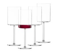 Schott Zwiesel Red Wine Glasses Modo (Set of 4), Straight Wine Glasses for red Wine, Dishwasher-Safe Tritan Crystal Glasses, Made in Germany (Art. no. 119899)