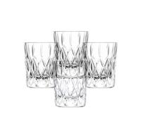 Schott Zwiesel Shot Glasses Age (Set of 4), Modern Shot Glass with Relief, Dishwasher-Safe Crystal Glasses (Art. no. 124298)