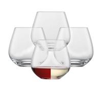 Schott Zwiesel Stemless Wine Glasses Forté (Set of 4), Wine Tumbler Without stem for Various Types of Wine, Dishwasher-Safe Tritan Crystal Glasses, Made in Germany (Art. no. 123619)