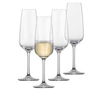Schott Zwiesel Tulip Champagne Glasses (Set of 4), Timeless Champagne Glasses with Moussing Point, Dishwasher Safe Tritan Crystal Glasses, Made in Germany (Item No. 123610)