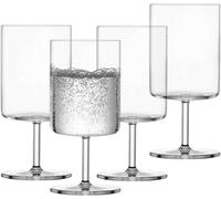 Schott Zwiesel Water Glasses Modo (Set of 4), Versatile Glasses with a Modern Design, Dishwasher-Safe Tritan Crystal Glasses, Made in Germany (Art. no. 119902)