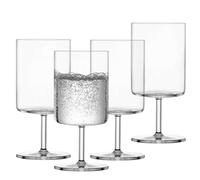 Schott Zwiesel Modo Water Glass (Set of 4), Versatile Glasses with Modern Design, Dishwasher Safe Tritan Crystal Glasses, Made in Germany (Item No. 119902)