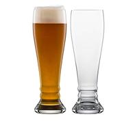Schott Zwiesel Wheat Beer Glasses Bavaria 0.5 Beer Basic (Set of 4), Beautifully Shaped Wheat Beer Glasses for Wheat Beer, Dishwasher-Safe Tritan Crystal Glasses, Made in Germany (Art. no. 130004)