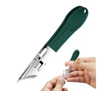 Schräger Nagelknipser - 11 cm Edelstahl Nagelschneider Mit Präzisionsklinge | Breite Schneidkante Anti-Splitter Nagelzange, Cuticula-Entferner Maniküre Pediküre Werkzeug Für Männer, Frauen, Senioren