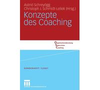 Schreygg - Konzepte des Coaching - New paperback or softback - M555z