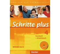 Schritte Plus: Kurs- und Arbeitsbuch 4 mit Audio-CD zum Arbeitsbuch: Deutsch als Fremdsprache. Niveau A2/2