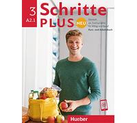 Schritte Plus Neu - sechsbandige Ausgabe: Kursbuch + Arbeitsbuch A2.1 mit Audi