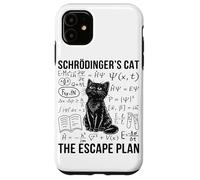 Schrodinger Cat Escape Plan Quantum Mechanics Physics Case for iPhone 11