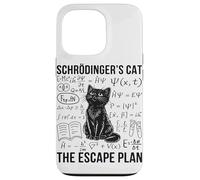 Schrodinger Cat Escape Plan Quantum Mechanics Physics Case for iPhone 13 Pro
