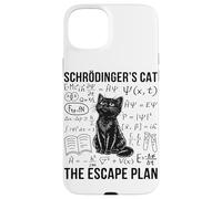 Schrodinger Cat Escape Plan Quantum Mechanics Physics Case for iPhone 15 Plus