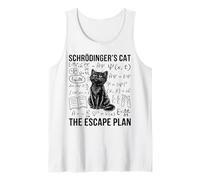Schrodinger Cat Escape Plan Quantum Mechanics Physics Tank Top