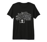 Schrodingers Cat in a Box Funny Science Nerd Physics Premium T-Shirt