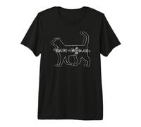 Schrodinger's Cat Schrodinger's Wave Equation Quantum Physic Premium T-Shirt