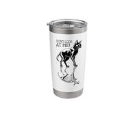 Schrodingers Cat Skeleton Funny Quantum Physics Science Stainless Steel Insulated Tumbler