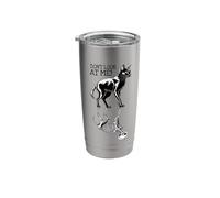 Schrodingers Cat Skeleton Funny Quantum Physics Science Stainless Steel Insulated Tumbler