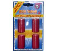 Schrödel 8070227 2000 Shots Ammunition 100-Shot Cap Guns, One Size