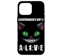 Schrödingers Cat Dead Alive Quantum Physics Case for iPhone 16 Pro Max