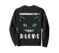 Schrödingers Cat Dead Alive Quantum Physics Sweatshirt