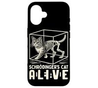 Schrödinger's Cat Dead And Alive Box Case for iPhone 16