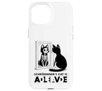 Schrödinger's Cat Dead And Alive Quantum Mechanics Physics Case for iPhone 15
