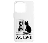 Schrödinger's Cat Dead And Alive Quantum Mechanics Physics Case for iPhone 15 Pro Max