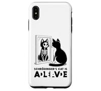Schrödinger's Cat Dead And Alive Quantum Mechanics Physics Case for iPhone XS Max