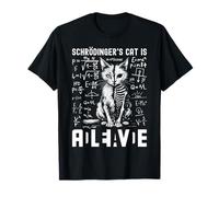 Schrödinger's Cat Dead and Alive Science Teacher T-Shirt