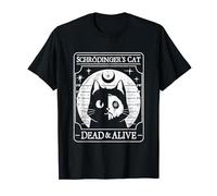 Schrödinger's Cat Dead And Alive Tarot Card Halloween T-Shirt