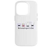 Schrödinger's Cat Design Quantum Superposition Paradox Case for iPhone 14 Pro