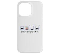 Schrödinger's Cat Design Quantum Superposition Paradox Case for iPhone 14 Pro Max