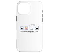 Schrödinger's Cat Design Quantum Superposition Paradox Case for iPhone 16 Pro Max