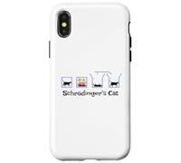 Schrödinger's Cat Design Quantum Superposition Paradox Case for iPhone X/XS