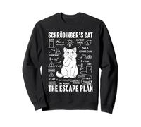 Schrödingers Cat Escape Plan Science Schrödinger's Cat Sweatshirt