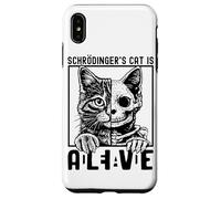 Schrödingers Cat Is Alive Dead Quantum Paradox Case for iPhone XS Max