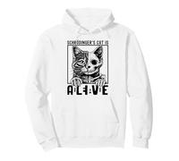 Schrödingers Cat Is Alive Dead Quantum Paradox Pullover Hoodie