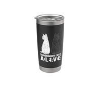 Schrödinger's Cat Science Dead and Alive Science Physics Stainless Steel Insulated Tumbler